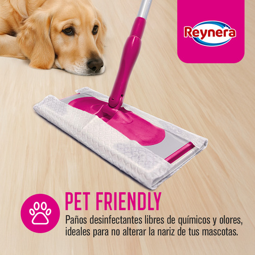 Kit De 2 Repuestos De Paños Húmedos Mop Total Clean Reynera