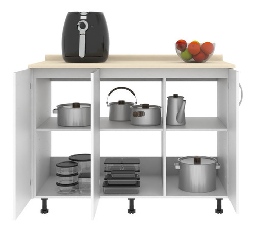Imagen 5 de 10 de Módulo Base Cocina 1,2 Mts - Casalista® Cocina