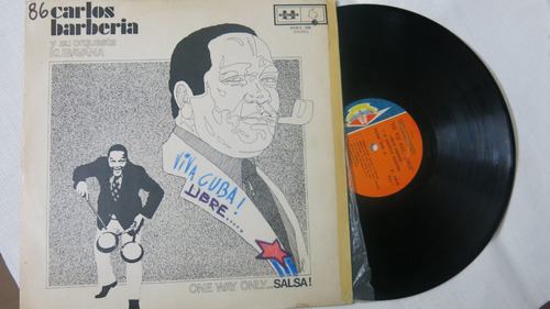 Vinyl Lp Acetato  Salsa Carlos Barberia One Way Only Kuvaban