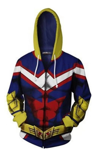 Sudadera Con Capucha My Hero Academia All Might Anime W