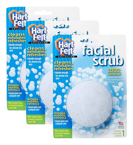 Hartfelt Exfoliante Facial Redondo Exfoliante Para El Cuida.