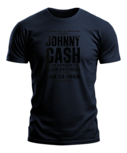 Polera Gustore De Johnny Cash Afiche 