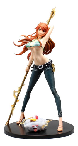 Figura De Accion Sexy Nami One Piece 27 Cm Sin Caja