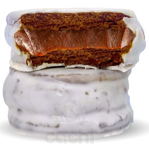 Imagen 5 de 9 de Alfajor Juana La Loca Chocolate Blanco Caja 10 Unidades 80gr