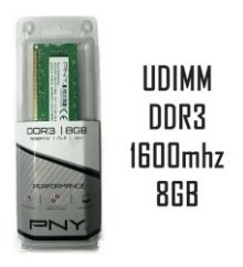 Memoria Ram Pny 8gb Ddr3 1600 Pc3-12800+