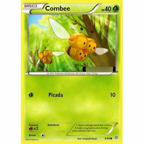 Combee Pokémon Planta Comum 9/98 - Xy Origens Ancestrais