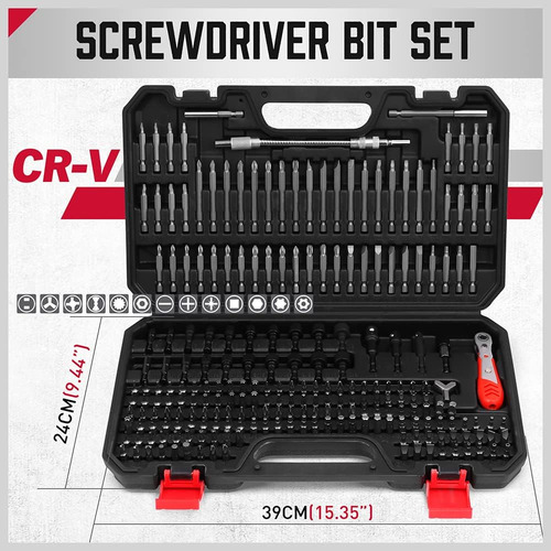 232-piece Ultimate Screwdriver Bit Set - Security Bit Set...