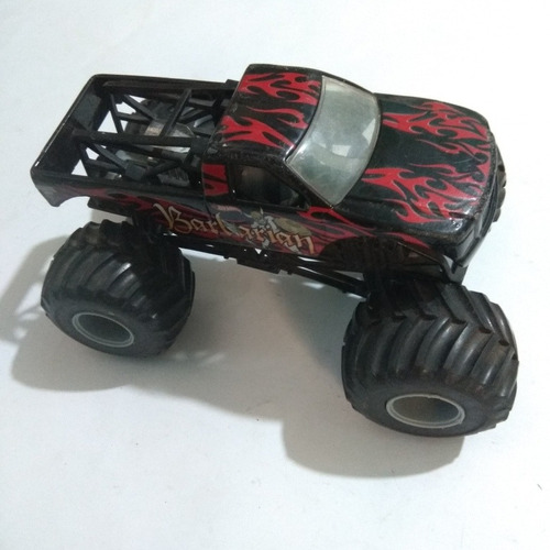 Hot Wheels Monster Jam Barbarian Dañado Camioneta Roja 1/24