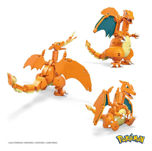 Figura De Construcción Mega Construx Pokémon Charizard