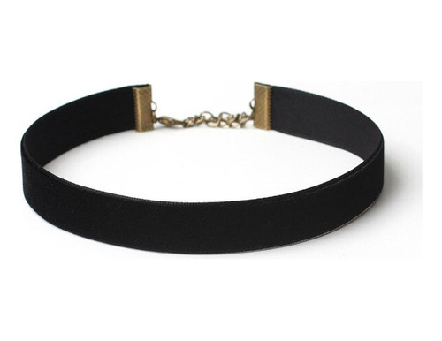 Gargantilla Negra Punk Para Mujer, Collar De Terci5