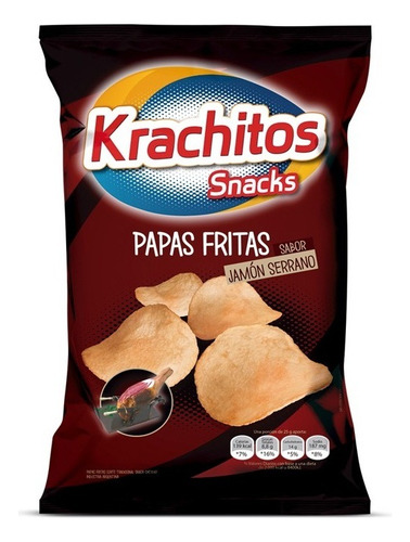 Papas Fritas Jamon Serrano Krachitos 300g Snack