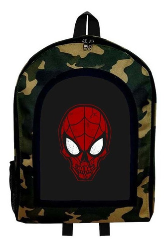 Mochila Camuflada Spider Man Modelo 23