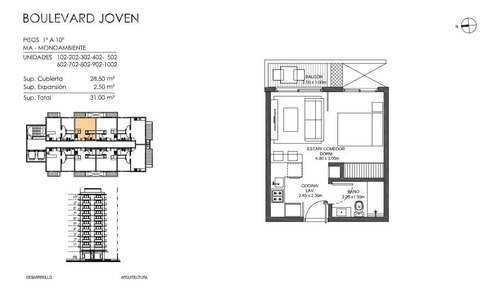 Departamento En  Pozo Boulevard Joven - Tigre