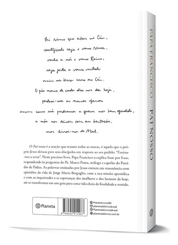 Pai Nosso, de Papa Francisco. Editorial Editora Planeta do Brasil Ltda., capa dura em português, 2018
