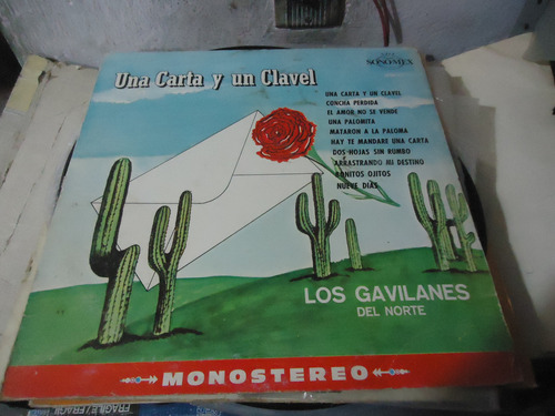 Los Gavilanes Del Norte Una Carta Y Un Clavel Lp