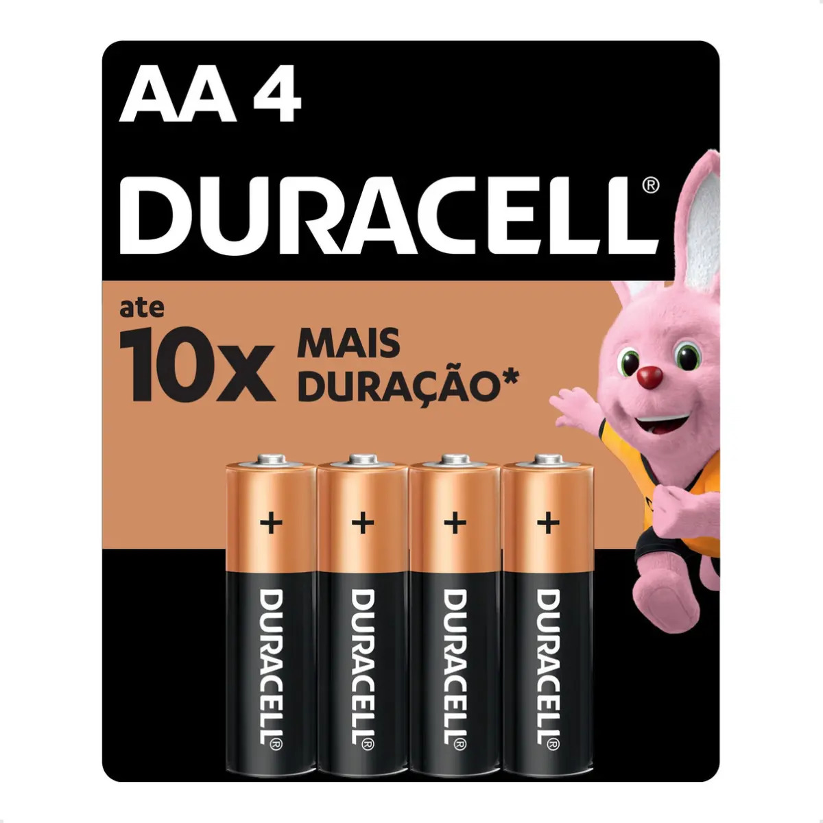 Pilha Alcalina Aa 4 C/4 - Duracell