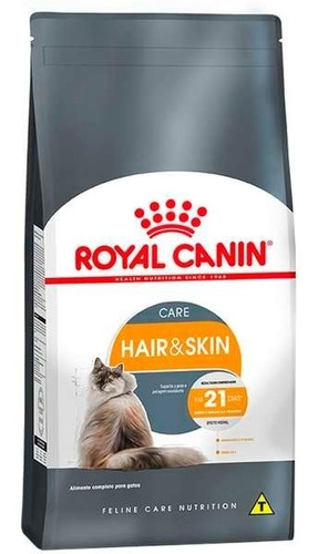 Ração Royal Canin Gatos Hair & Skin 1,5kg