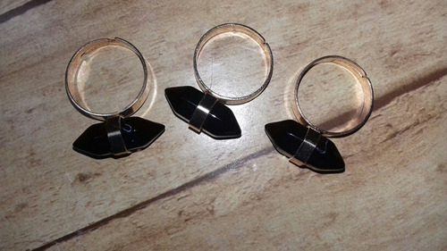 Obsidiana Negra Anillo