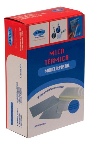Micas Térmicas Postal 9 X 13.5 Cm 5 Cajas C/100 Pz. C/u