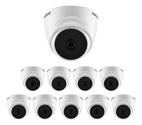 Kit 10 Câmeras Hdcvi 2 Megas 20m Vhl 1220 D G2 Intelbras