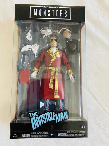 Figura Universal Monster The Invisible Man Hombre Invisible