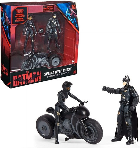 Batman Selina Kyle Catwoman Moto Figura Película Dc Original