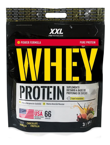 Whey Protein Xxl Pro Nutricion 3 Kg Proteína Pura