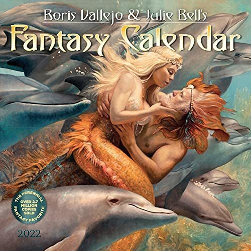 Book : Boris Vallejo & Julie Bells Fantasy Wall Calendar _r