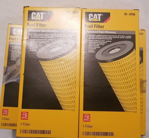 Imagen 3 de 3 de Filtro De Combustible De Alta Eficiencia 1r0756 Original Cat