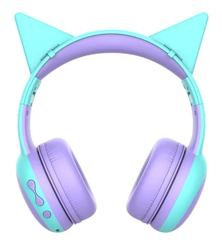 Auriculares Bluetooth Orejas De Gato Limitador Volumen Ni os