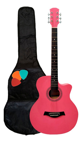 Guitarra Sunset Fk40 Electroacústica 2eq + Funda