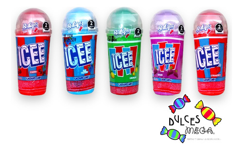 Bondy Icee Sabores Rollips Caramelo LĂquido Rollon C/12