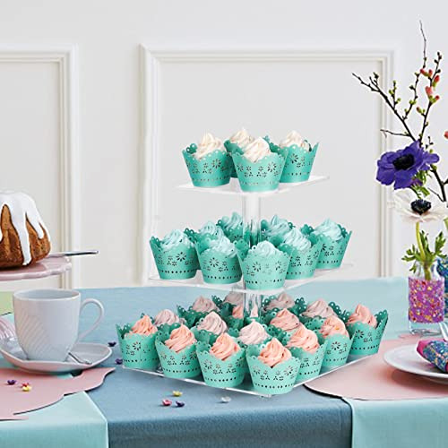 Soporte De Cupcakes De Acrílico Transparente Soporte De Exhi