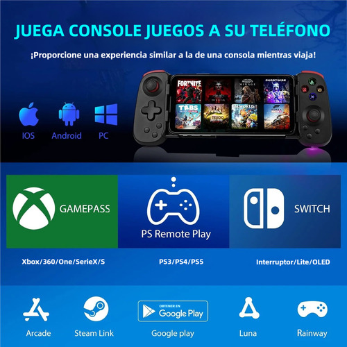 .móvil Inalámbrico De Consola De Juegos Para Android, Ios..
