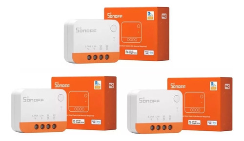 3 Unidades - Sonoff Zbmini L2 Extreme Sem Neutro Zigbee Mini