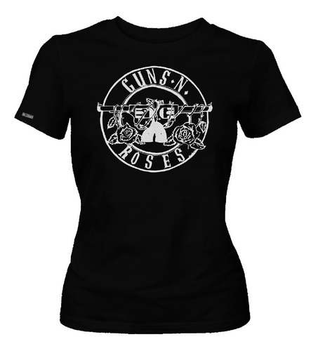Camisetas Guns N' Roses Dama Mujer Original Orn Edc 