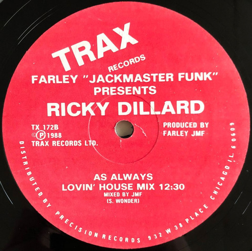 Farley Ricky Dillard - As Always Vinilo Us Ex/vg+ Acid House