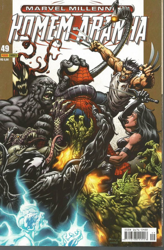 Homem-aranha Marvel Millennium 49 Panini Bonellihq Cx190 M20
