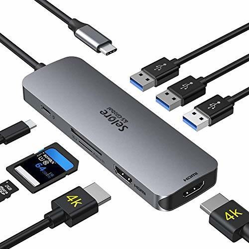 Adaptador Usb C A Hdmi Dual Adaptador Hdmi De Monitor D...