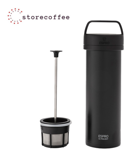 Cafetera Francesa Espro P0 Travel E5116c-18bk Doble Filtro