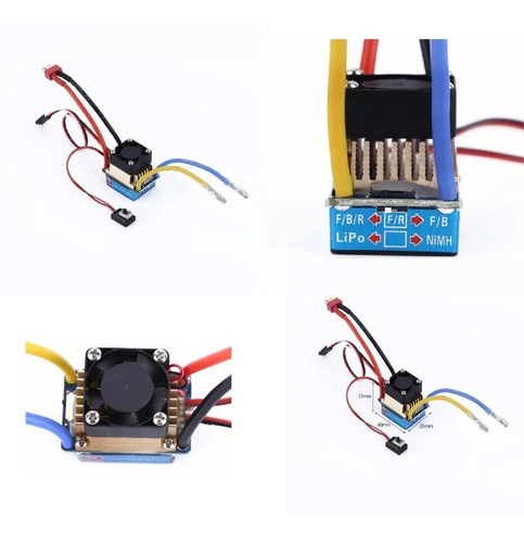 Esc Brushless 320a 2s 3s 5v Carro Rc Modelismo Hp Vs Agua