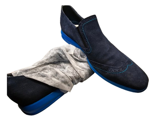 Zapatos Para Hombre 8.5 Brantano Color Azul Con Suela Azul