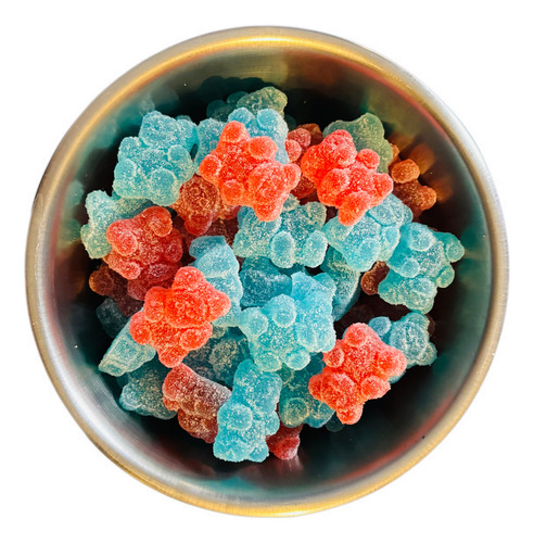 Gomitas Dulces Ositos Panditas Rojos Y Azules 1kg