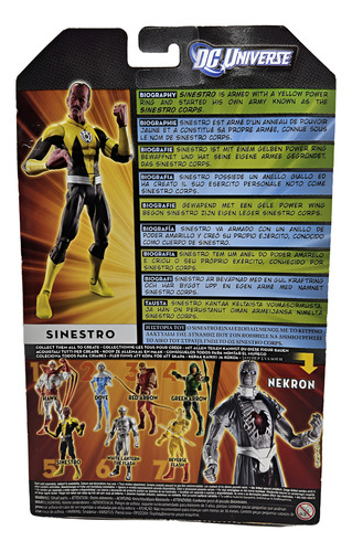 ### Mattel Dc Universe Nekron Baf Sinestro Corps W20 ###