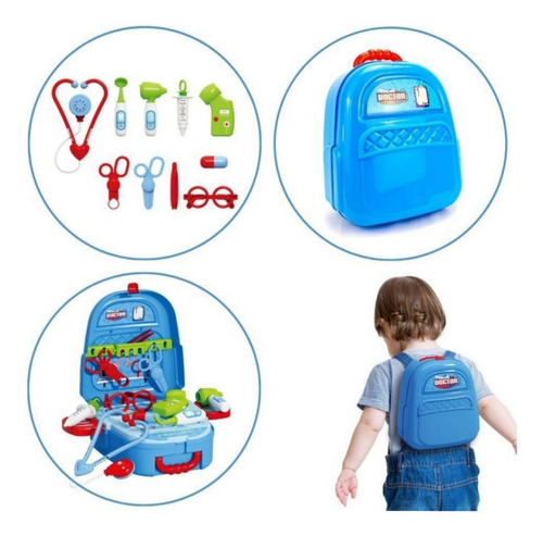 Maletín De Jueguete Accesorios De Doctor
