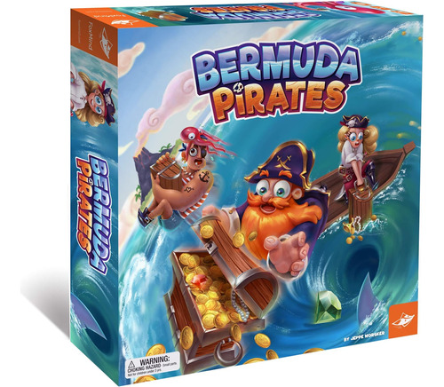 Foxmind Games: Bermuda Pirates Juego De Mesa Magnético Para 