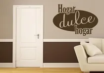 Comprar Vinilo Decorativo Pared Frase Hogar Dulce Hogar Económicos