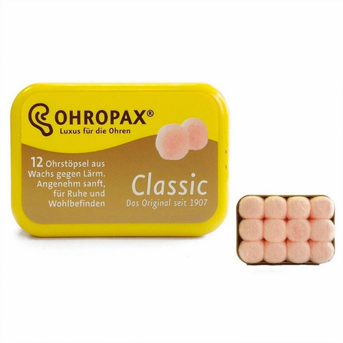 Protetor Auricular Tampão Cera Ohropax Dormir Ronco 6 Pares