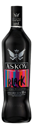 Vodka Askov Black Frutas Silvestres Garrafa 900ml