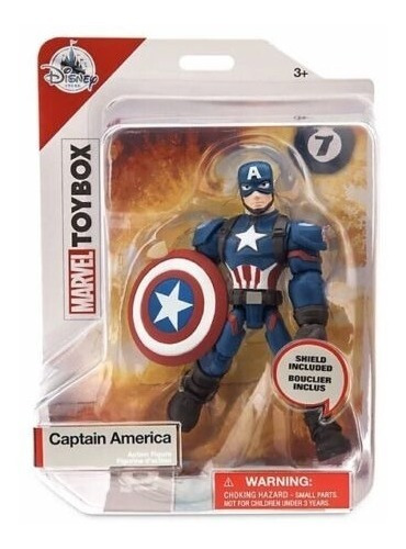 Marvel Capitan America Toybox - 12cm Disney Store Uk